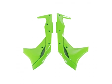 Protectie radiator UFO KAWASAKI KXF 250 17-20 culoare Verde | KA04747026