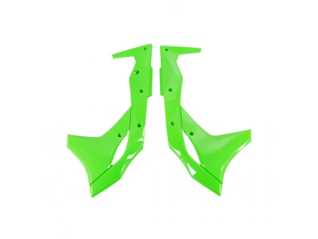 Protectie radiator UFO KAWASAKI KXF 250 17-20 culoare Verde FLUO | KA04747AFLU