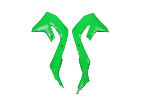 Protectie radiator UFO KAWASAKI KXF 450 19 culoare Verde FLUO | KA04751AFLU