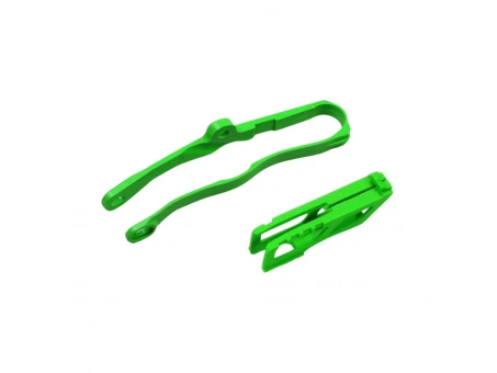 Set patina si ghidaj lant UFO KAWASAKI KXF 250 21-23, KXF 450 19-21 culoare Verde | KA04756026