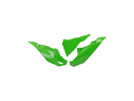 Carene laterale UFO KAWASAKI KXF 450 24, culoare Verde | KA04762026