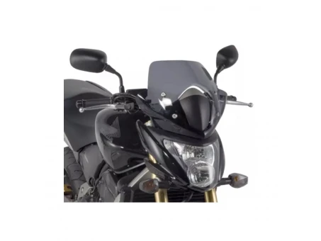 Parbriz moto KAPPA - HONDA CB 600 HORNET ABS (07-10) 33,5 X 40,5 CM Fumuriu cu suport montaj | KA310