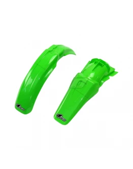 Set aripa fata spate UFO KAWASAKI KX 125/250 '00-'02 (KA02755026, KA03722026), culoare Verde