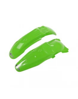 Set aripa fata spate UFO KAWASAKI KX 250 '06 (KA03753026, KA03766026), culoare Verde