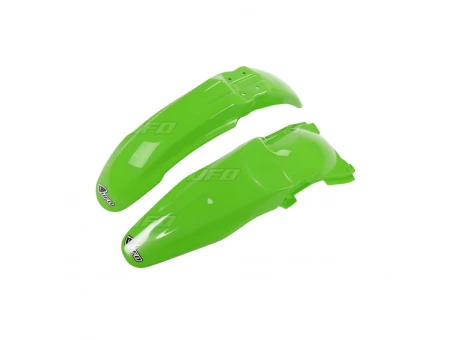 Set aripa fata spate UFO KAWASAKI KX 250 06 (KA03753026, KA03766026), culoare Verde | KAFK204E999