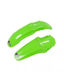 Set aripa fata spate UFO KAWASAKI KX 85 '01-'09 (KA02757K026, KA03715K026) culoare Verde