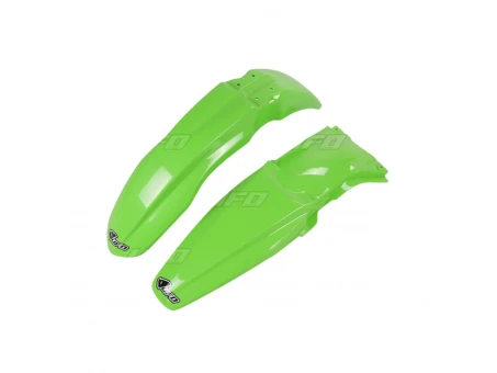 Set aripa fata spate UFO KAWASAKI KX 250 09 (KA03796026, KA03798026) culoare Verde | KAFK212E999