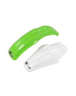 Set aripa fata spate UFO KAWASAKI KX 85 '13 (KA02757026, KA03715047) culoare Verde/Alb