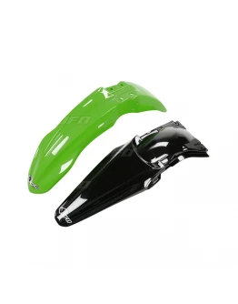 Set aripa fata spate UFO KAWASAKI KXF 250 '13 (KA04723026, KA04721001) culoare Verde/Negru