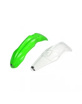 Set aripa fata spate UFO KAWASAKI KXF 450 '13 (KA04723026, KA04721047) culoare Verde/Alb