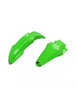 Set aripa fata spate UFO KAWASAKI KX 85 '14-'17 (KA04726026, KA04727026) culoare Verde (OEM 2017)