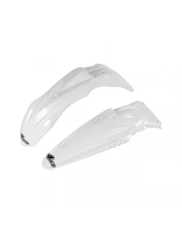 Set aripa fata spate UFO KAWASAKI KXF 450 '16-'17, KXF 250 '17 (KA04733047, KA04734047), culoare Alb