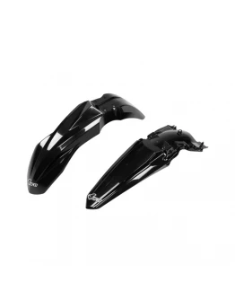 Set aripa fata spate UFO KAWASAKI KXF 250 '21-22, KXF 450 '19-22, culoare Negru (KA04748001, KA04749001)