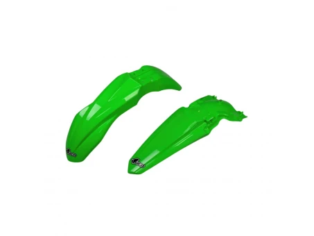 Set aripa fata spate UFO KAWASAKI KXF 250 21-22, KXF 450 19-22, culoare OEM (Verde) (KA04748026, KA04749026) | KAFK225999