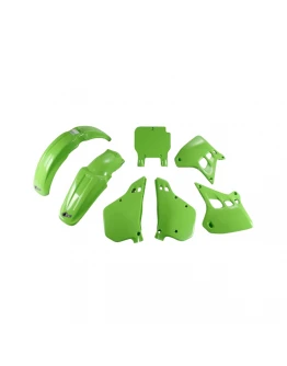 Kit complet plastice UFO KAWASAKI KX 250 '90-91, culoare OEM (Verde)