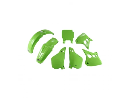 Kit complet plastice UFO KAWASAKI KX 250 90-91, culoare OEM (Verde) | KAKIT188999A