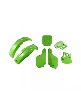 Kit complet plastice UFO KAWASAKI KX 250 / 500 '88, culoare Verde (KA190E026)