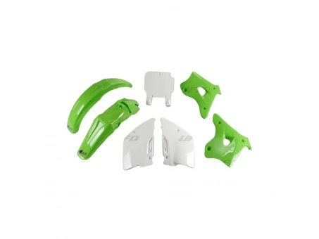 Kit complet plastice UFO KAWASAKI KX 125 / 250 94-95 culoare OEM (Verde/Alb) (KA193E999) | KAKIT193999