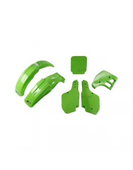 Kit complet plastice UFO KAWASAKI KX 125 '88, culoare Verde (KA198E026)