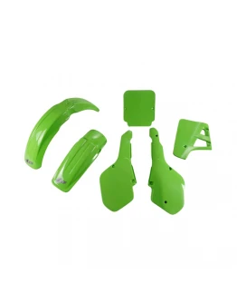 Kit complet plastice UFO KAWASAKI KX 125 '87 culoare Verde (KA199E026)