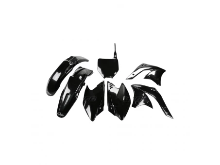 Kit complet plastice UFO KAWASAKI KXF 250 06 culoare Negru (KA204E001) | KAKIT204001