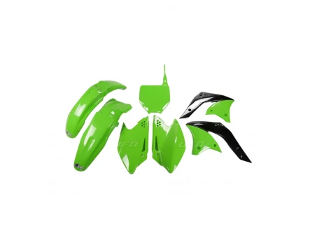 Kit complet plastice UFO KAWASAKI KXF 250 06 culoare Verde (KA204E026) | KAKIT204026