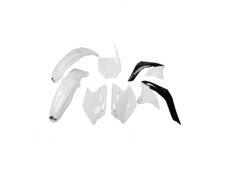 Kit complet plastice UFO KAWASAKI KXF 450 06-08 culoare Alb KX (KA209E047) | KAKIT209047