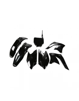 Kit complet plastice UFO KAWASAKI KXF 250 '08 culoare Negru (KA210E001)