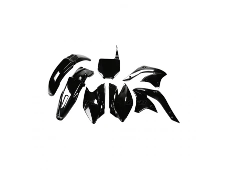 Kit complet plastice UFO KAWASAKI KXF 450 06-08 culoare Negru (KA211E001) | KAKIT211001
