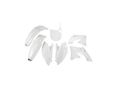 Kit complet plastice UFO KAWASAKI KXF 250 09- 12 culoare Alb (KA212E047) | KAKIT212047