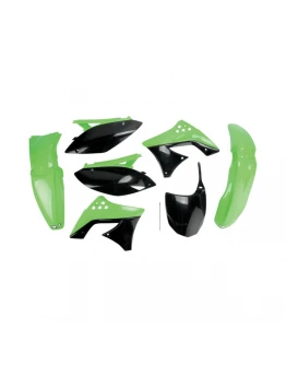 Kit complet plastice UFO KAWASAKI KXF 250 '09- '12 culoare OEM (Verde/Negru) (KA212E999)