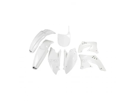 Kit complet plastice UFO KAWASAKI KXF 450 09 culoare Alb KX (KA213E047) | KAKIT213047