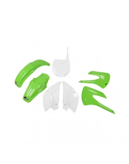 Kit complet plastice UFO KAWASAKI KX 85 '01-'13 culoare OEM '13 (Verde/Alb) (KA218E999)