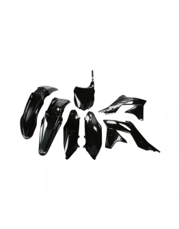 Kit complet plastice UFO KAWASAKI KXF 250 '13 culoare Negru (KA219E001)