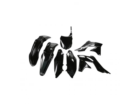 Kit complet plastice UFO KAWASAKI KXF 250 13 culoare Negru (KA219E001) | KAKIT219001