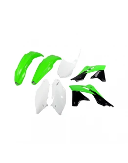 Kit complet plastice UFO KAWASAKI KXF 250 '13-'16 culoare OEM'16 (Verde/Alb/Negru)(KA221E999A)