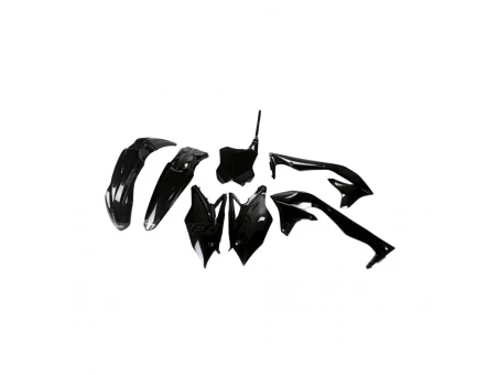 Kit complet plastice UFO KAWASAKI KXF 450 18 culoare Negru (KA226E001) | KAKIT226001