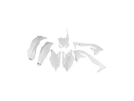 Kit complet plastice UFO KAWASAKI KXF 450 18 culoare Alb (KA226E047) | KAKIT226047