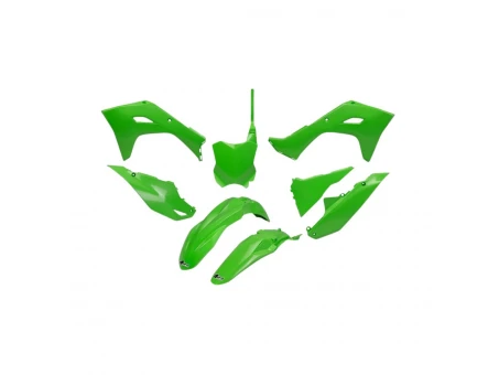 Kit complet plastice UFO KAWASAKI KXF 450 24, culoare OEM Verde | KAKIT231999