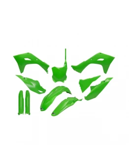 Kit complet plastice UFO (FULL KIT) KAWASAKI KXF 450 '24, culoare OEM Verde