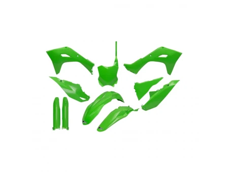 Kit complet plastice UFO (FULL KIT) KAWASAKI KXF 450 24, culoare OEM Verde | KAKIT231F999