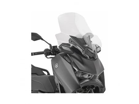 Parbriz KAPPA 2026/01 pentru Yamaha X-MAX 300 Tech Max 2025, protecție aerodinamică extinsă (+10 cm) - Transparent | KD2178ST