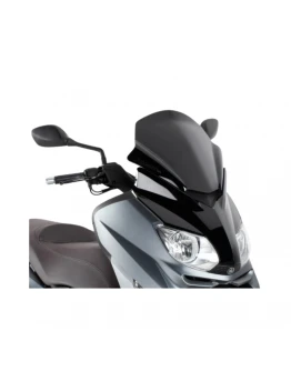 Parbriz moto KAPPA - YAMAHA X-MAX 125-250 (10-13) 37 X 43 CM Negru