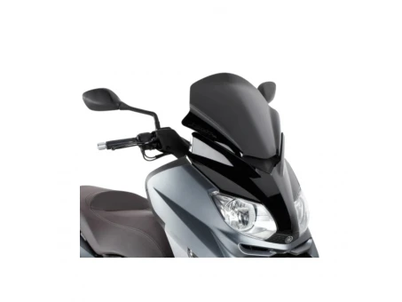 Parbriz moto KAPPA - YAMAHA X-MAX 125-250 (10-13) 37 X 43 CM Negru | KD446B