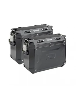 Cutii laterale aluminiu Kappa 37L MONOKEY K'VOYAGER BLACK LINE (2buc.) - Negru