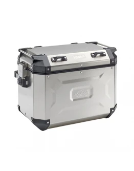 Cutie laterala (stanga) aluminiu Kappa 48L MONOKEY K'VOYAGER - Argintiu