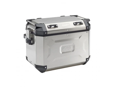 Cutie laterala (stanga) aluminiu Kappa 48L MONOKEY K'VOYAGER - Argintiu | KVG48AL