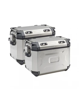 Cutii laterale aluminiu Kappa 48L MONOKEY K'VOYAGER  (2buc.) - Argintiu