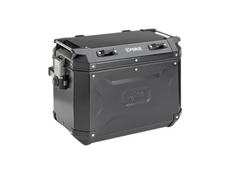 Cutie laterala (stanga) aluminiu Kappa 48L MONOKEY K'VOYAGER BLACK LINE - Negru | KVG48BL