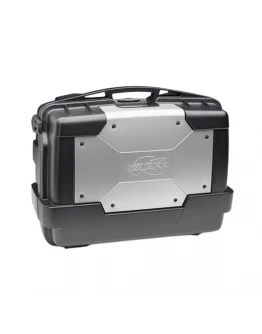Cutie laterala/Top case KAPPA 33L MONOKEY GARDA - Negru,Argintiu